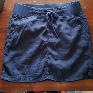 Navy linen Athleta skirt